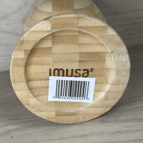 IMUSA Multipurpose Kitchen Essentials Natural Brown Bamboo Mortar - Picture 4 of 4